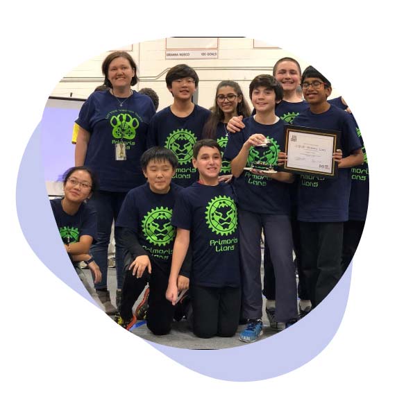 Primoris First Lego League team Lions