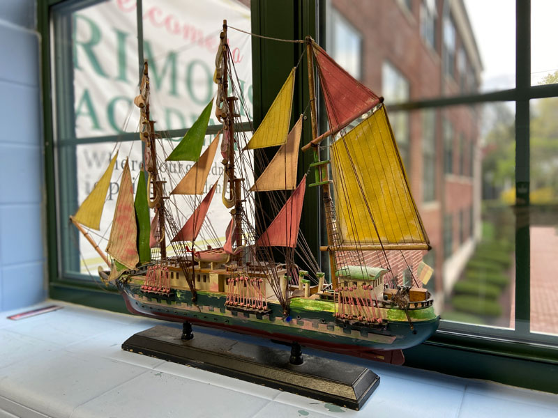 Primoris student work of a ship model