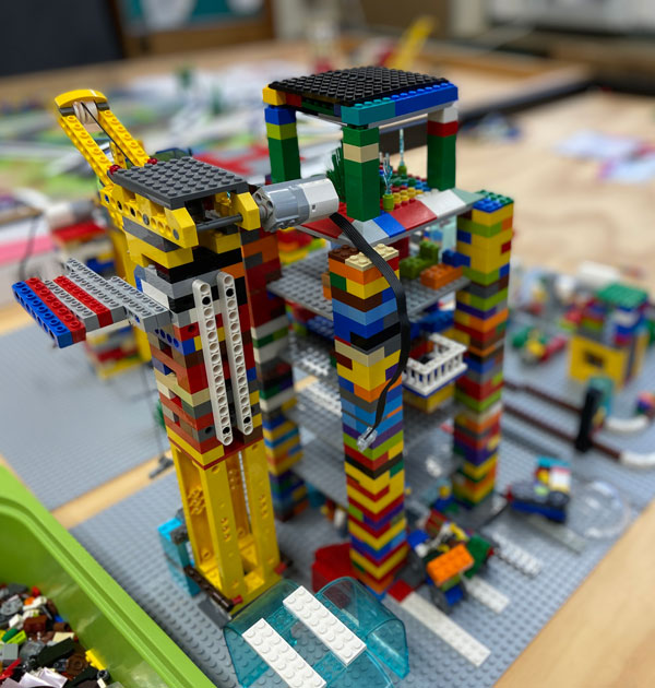 First Lego League structure built by Primoris students
